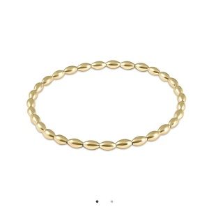 NWT e newton Harmony Small Gold Bead Bracelet